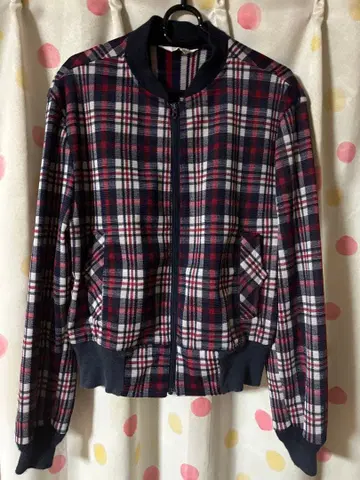 60s 70s 몽고메리 워드 체크 무늬 M