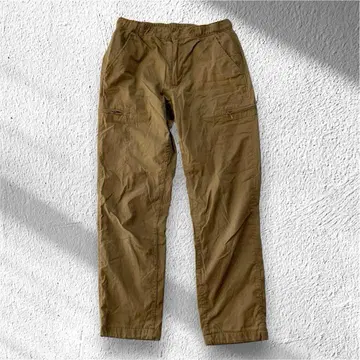 [유니클로] 캐주얼 팬츠 히트텍 면 혼방 허리밴딩 포켓 있음 S