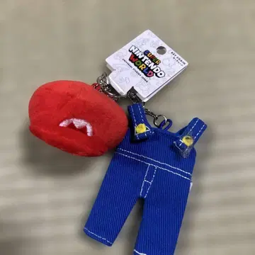 USJ 마리오 키링 모자와 오버롤