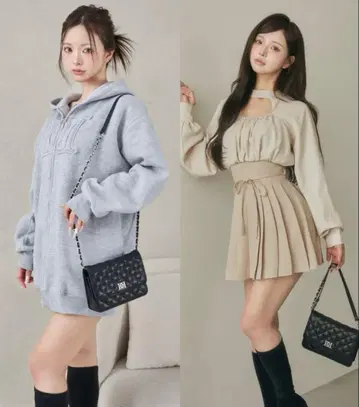 [ 당일 발송 ] Darich DD 로고 퀼팅 트래블 세트