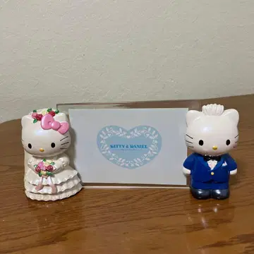 헬로키티 웨딩 사진 프레임