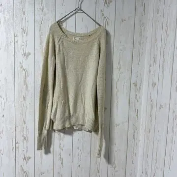 deej 크림색 S 사이즈 긴팔 스웨터