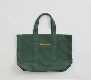 Shinzone 토트백 그린 캔버스 그린 코튼 신존