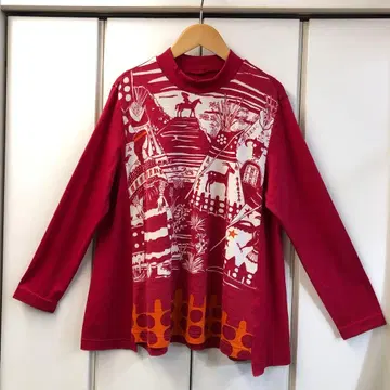 새상품급 TOKUKO 1er Vol 하이넥 얇은 소재 니트 (9호)