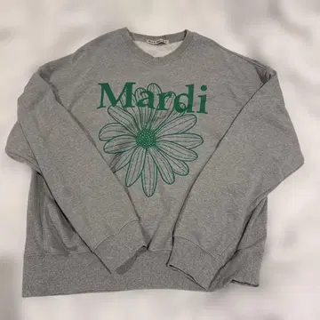 Mardi 꽃무늬 프린트 맨투맨 프리 사이즈