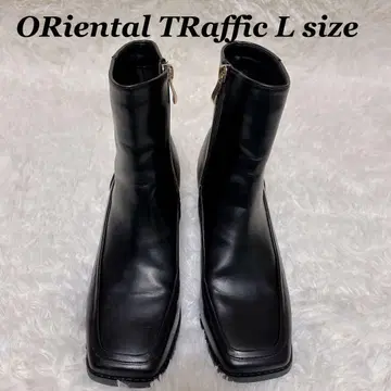 ORiental TRaffic 블랙 사이드 지퍼 부츠 L 사이즈