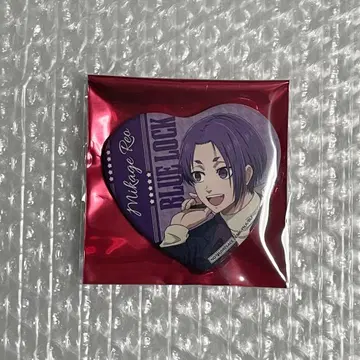 블루 록 도큐 부동산 스탬프 랠리 하트 캔뱃지 미카게 레오