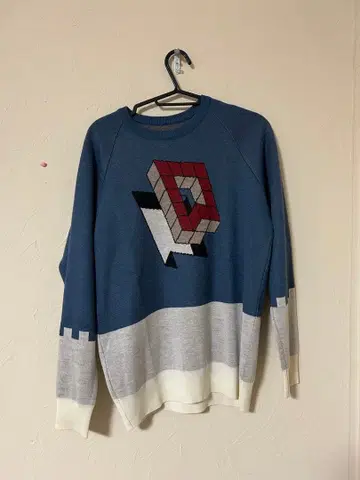 사이다하우스 cider house 니트 기하학 스웨터 구제 의류 울