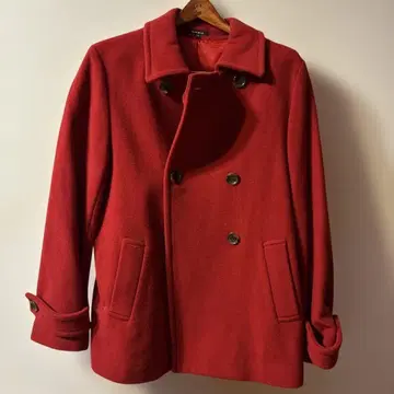 DoCLASSE 레드 더블 브레스트 코트 사이즈 13