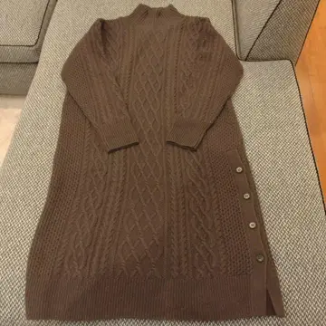 그린 라벨 릴랙싱 해밀턴 케이블 니트 원피스