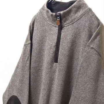 다니엘 크레뮤 하프 지퍼 맨투맨 트레이닝복 베이지 L 구제 의류