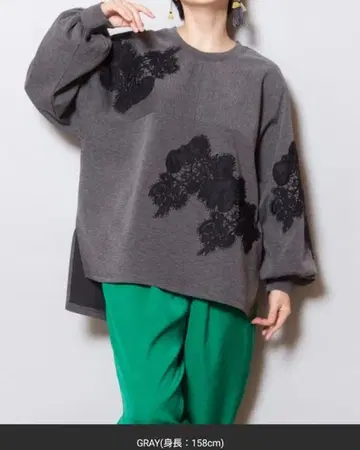 [ 좋아요 불필요 ] 오즈모시스 / 레이스 모티브 풀오버