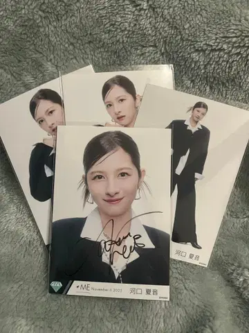 노이메 생사진 카와구치 나츠네 친필 사인