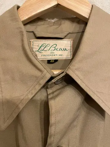 L.L.Bean 사파리 셔츠 40 VINTAGE 빈티지 필기체 택