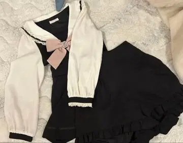 LIZLISA 블랙 세일러 셋업