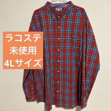 라코스테 미사용 긴팔 셔츠 4L 사이즈 커터 셔츠