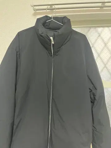 파이버 다운 자켓 블랙