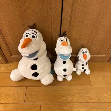 올라프 봉제 인형 3개 세트