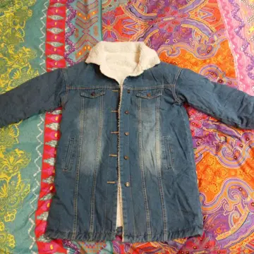[미사용 새상품] 데님 보아 자켓 L 사이즈