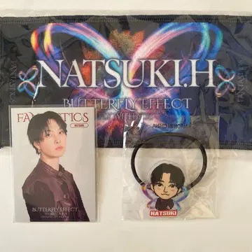 호리 나츠키 미니 타월, 머리끈, 포토 카드