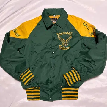 WINNER JACKETS 80s 빈티지 바시티 자켓 라이더스 짧은 기장