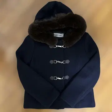 MISCH MASCH 네이비 숏 더플 코트 M