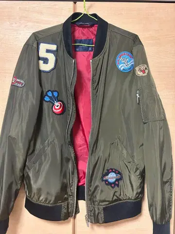 ZARA MA-1 플라이트 자켓 올리브 그린