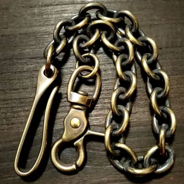 훈제 놋쇠 마루코반 15mm 지갑 체인 빈티지 낚시 바늘