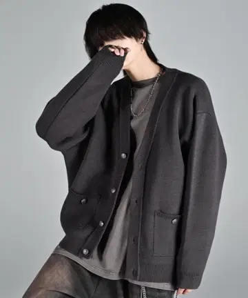 ADRER 엑스트라 퀄리티 헤비 웨이트 자카드 니트 가디건 XS