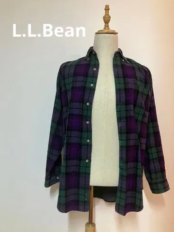L.L.Bean 엘엘빈 체크 무늬 플란넬 셔츠