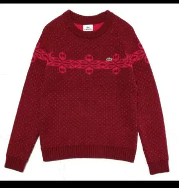 LACOSTE 페어아일 니트 스웨터