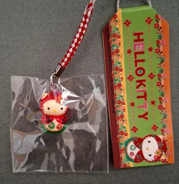 레어 헬로키티 족쇄 스트랩 마트료시카