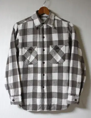 헬러스 카페 밴드 포함 플란넬 셔츠 36 웨어하우스