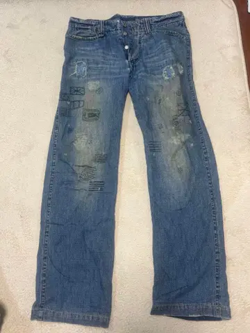 디자인 데님 구제 의류