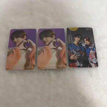 TETTA 트레이딩 카드 3세트