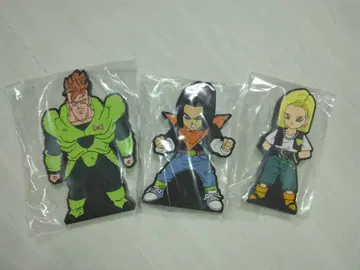 드래곤볼 1번 복권 고무 마스코트 세트 인조인간 16호 17호 18호