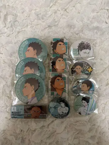 하이큐 이와이즈미 하지메 캔뱃지 묶음 판매