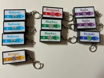 와이텔즈 꽃 용 열차 빛나는 키링 컴플리트