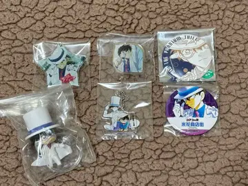 명탐정 코난 괴도 키드 쿠로바 카이토 캔뱃지 아크릴 배지 원작 돗토리