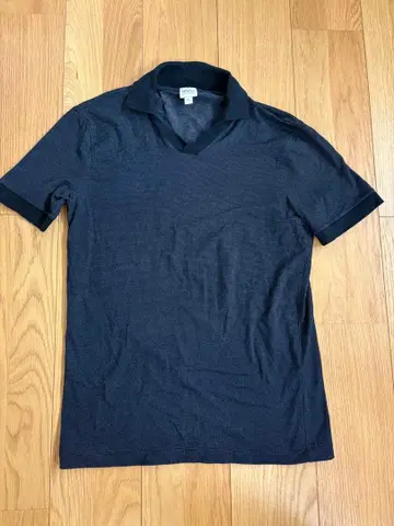 ARMANI 아르마니 피케 셔츠 블랙