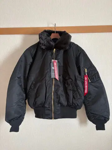 US 기획 Alpha Industries 블랙 b-15 플라이트 자켓