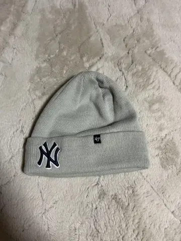 47 뉴욕 양키스 니트 모자 그레이