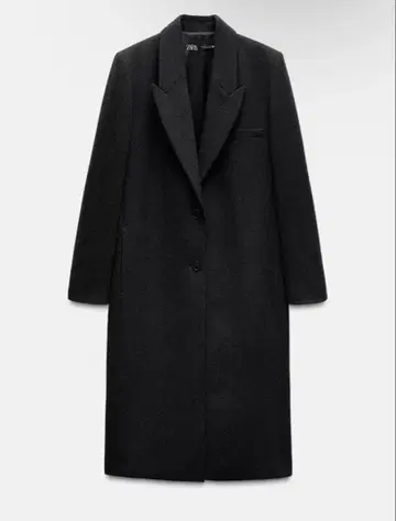 오버 사이즈 울 혼방 코트 ZW COLLECTION