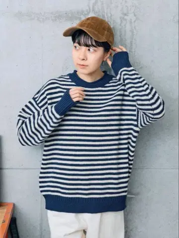 [ 미착용 ] PARICI 울 나일론 간지 니트