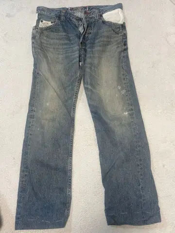 구제 의류 디자인 데님 팬츠