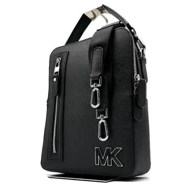 미사용에 가까운 마이클코어스 2way 숄더백 가죽 남성용 블랙