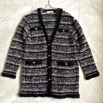 NEMIKA 트위드 가디건 골드 버튼 1 사이즈