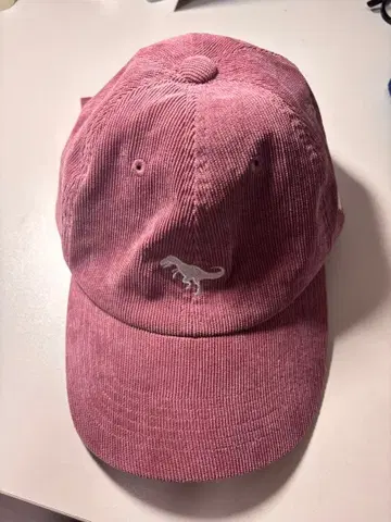 핑크 코듀로이 야구 모자