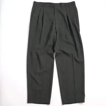 80s 90s HUGO BOSS 2 울 와이드 슬랙스