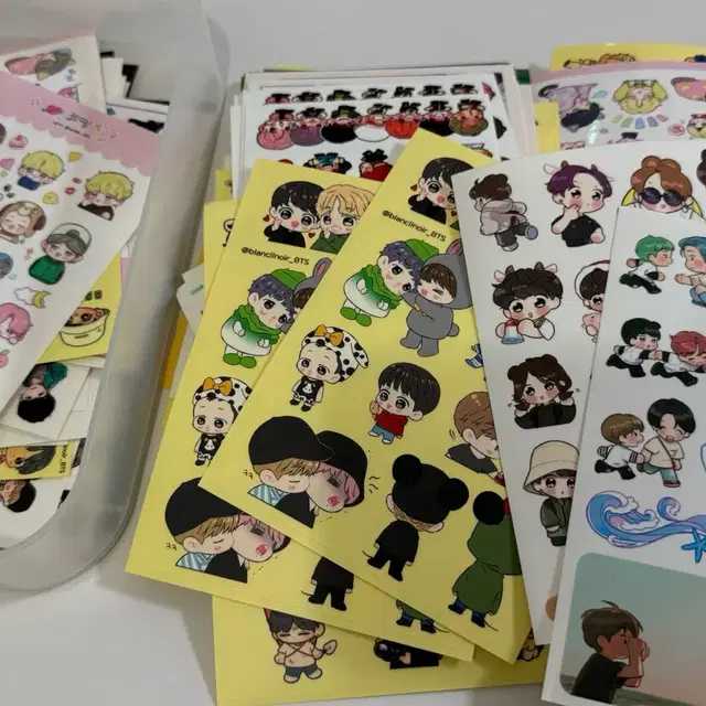 방탄소년단 팬아트 스티커